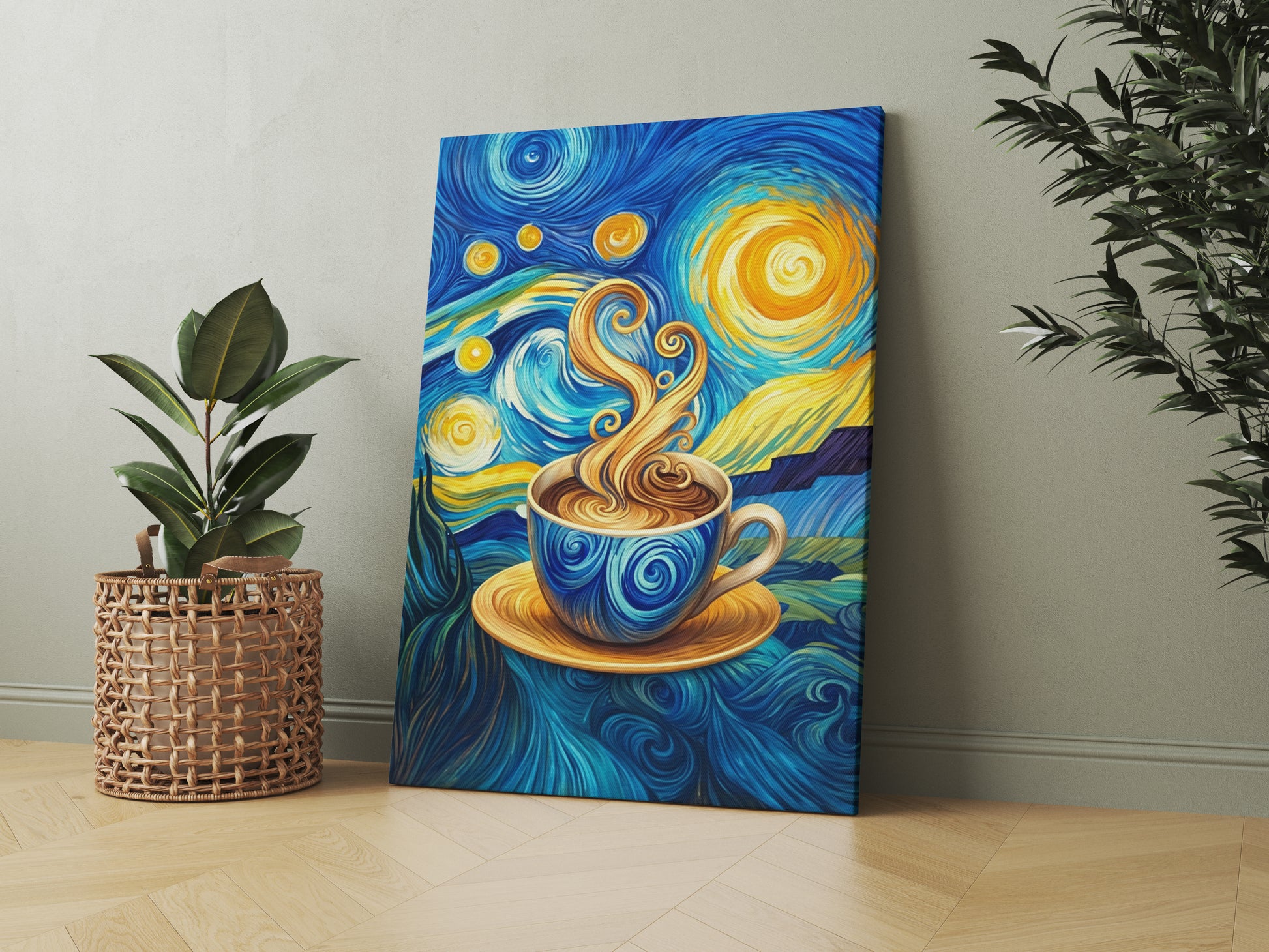 Starry Night Coffee Dream