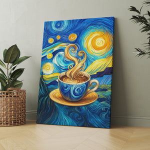 Starry Night Coffee Dream