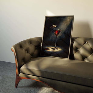 Projecteur sur le verre à cocktails