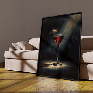 Projecteur sur le verre à cocktails