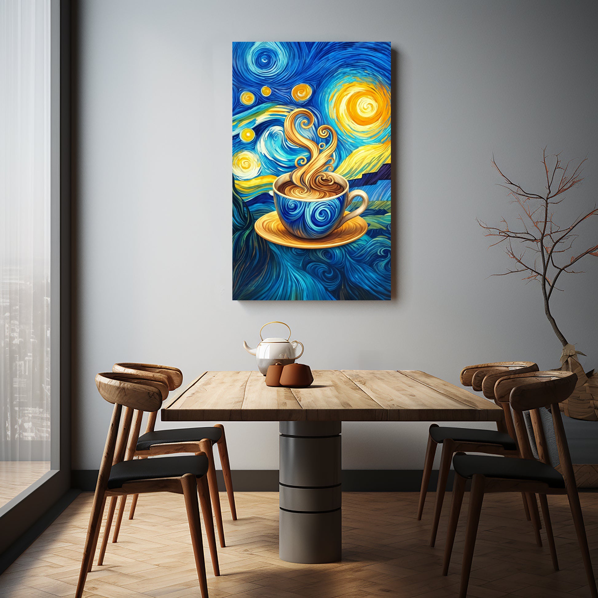 Starry Night Coffee Dream