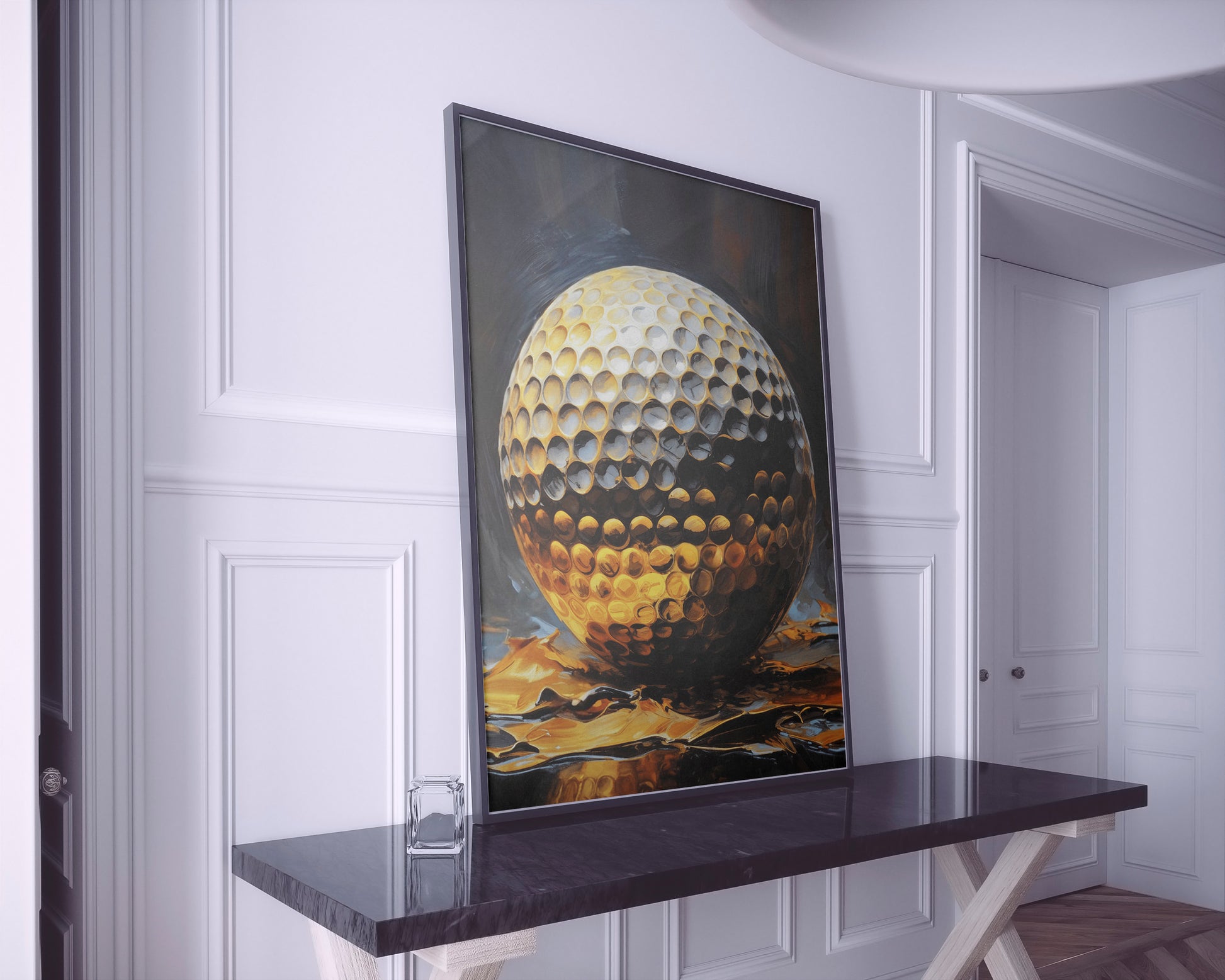 Gold Golf Ball