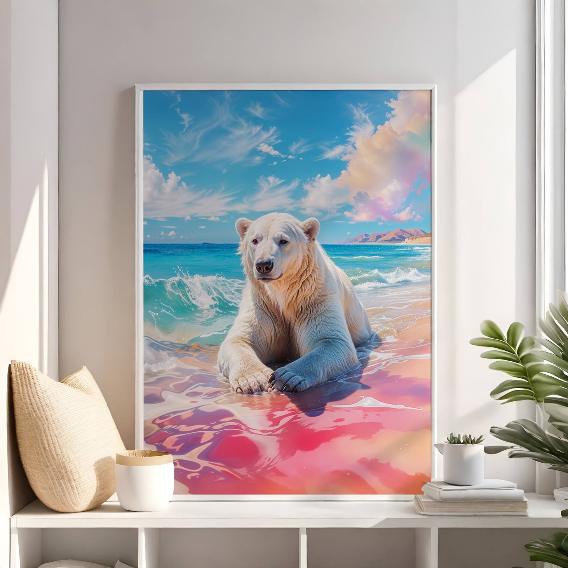 Tropical Polar Bear Daydream