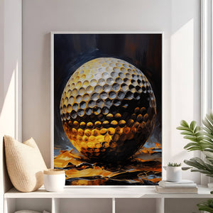 Gold Golf Ball