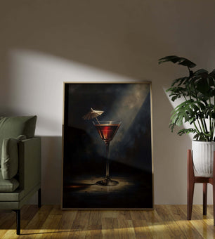 Projecteur sur le verre à cocktails
