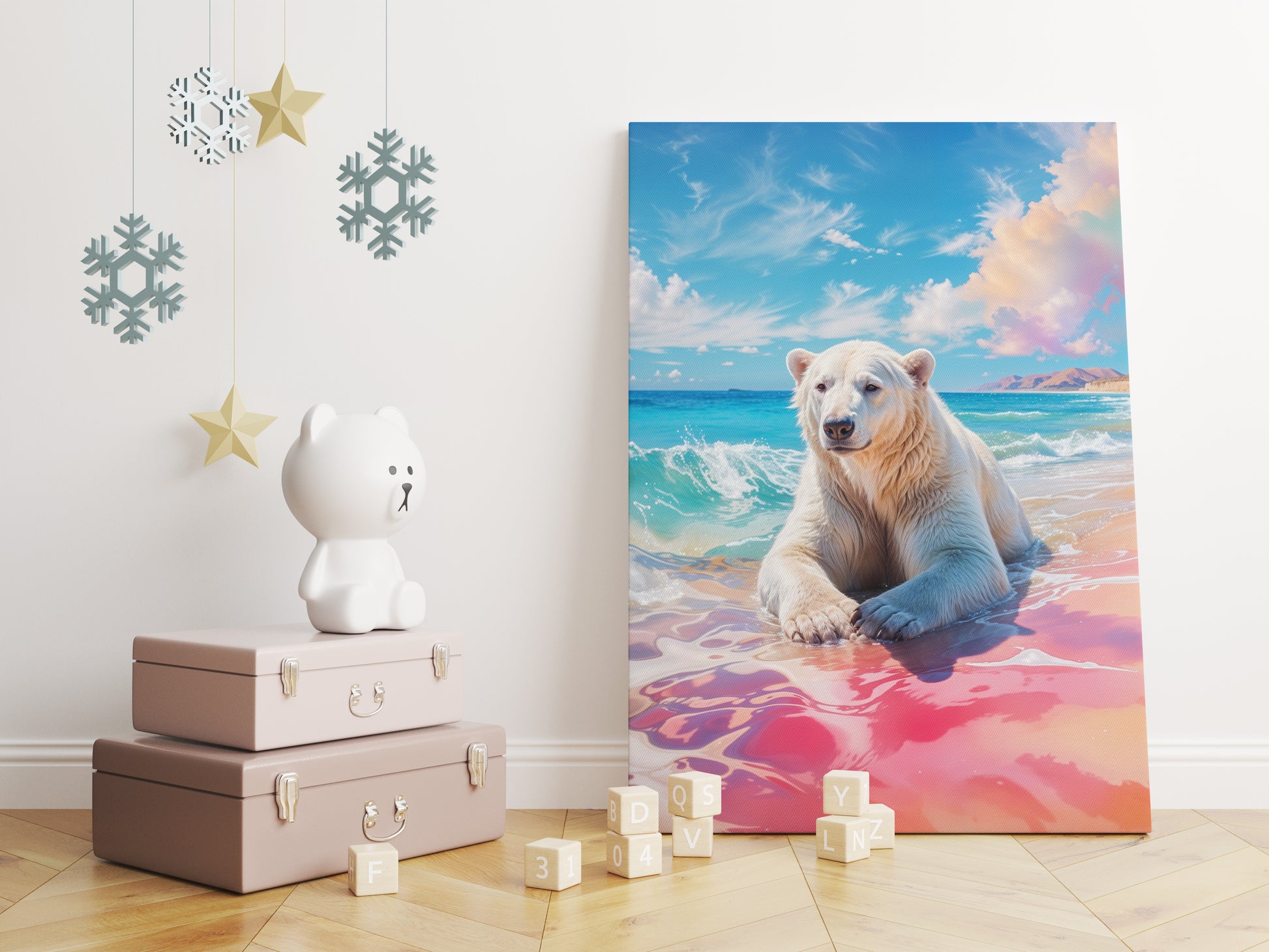 Tropical Polar Bear Daydream