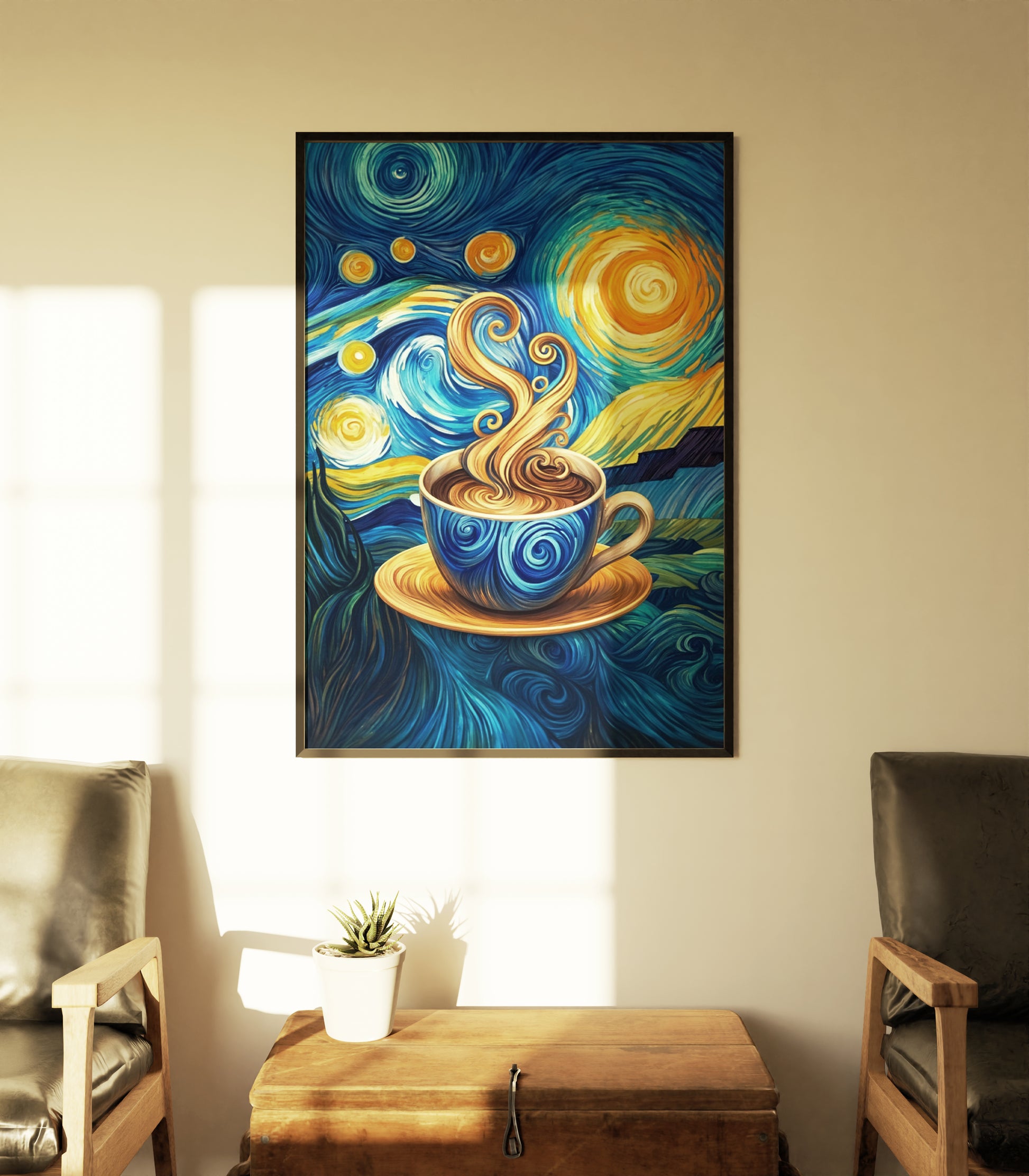 Starry Night Coffee Dream