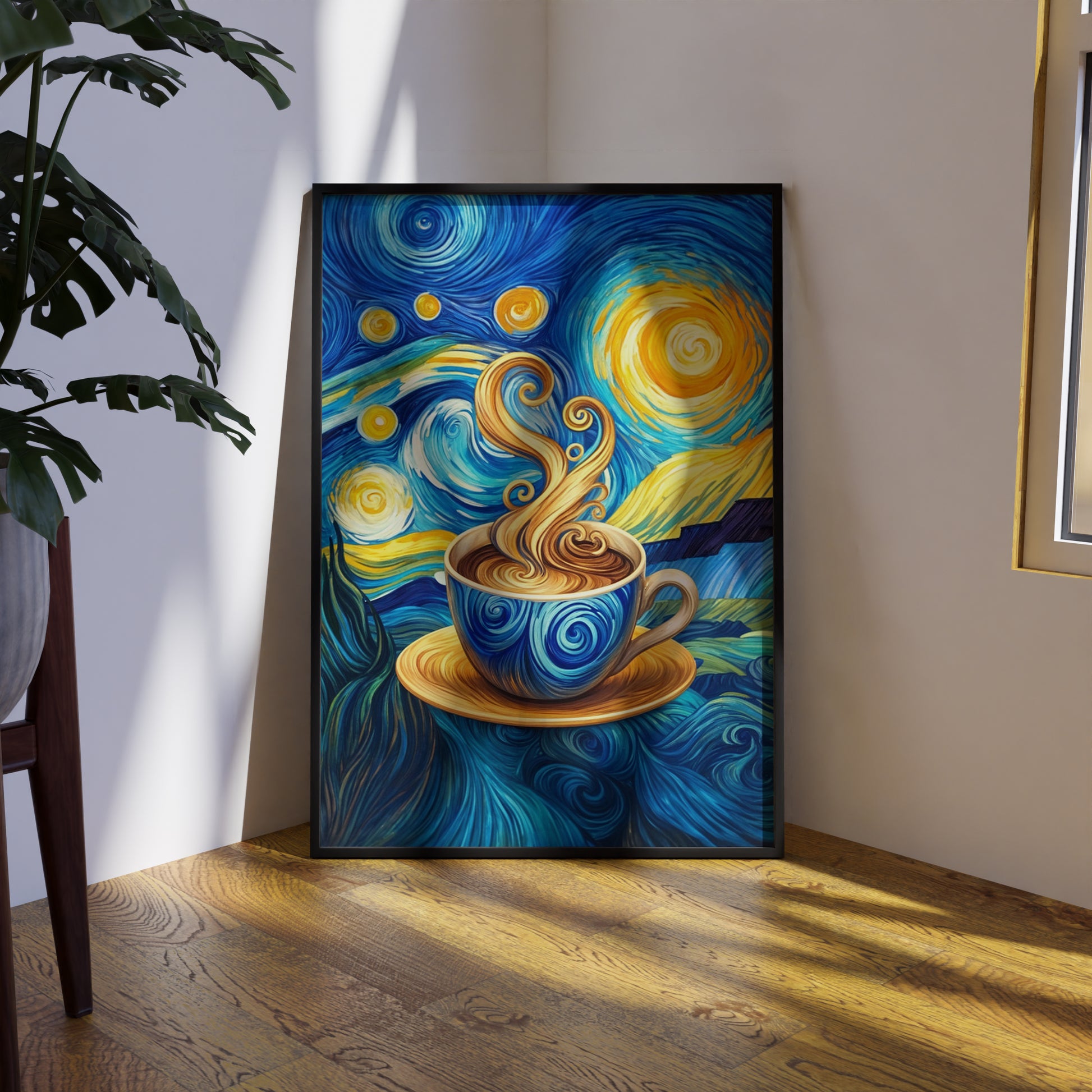 Starry Night Coffee Dream