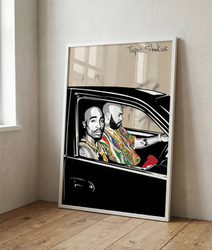 Last Ride – Hip Hop Icon Street Art