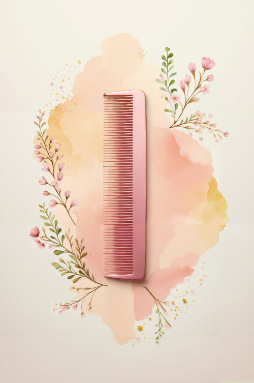 Floral Comb