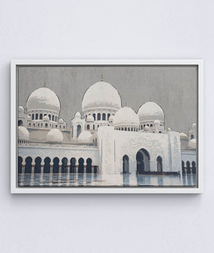 Abu Dhabi Sheikh Zayed Moschee – Weiße Kuppeln