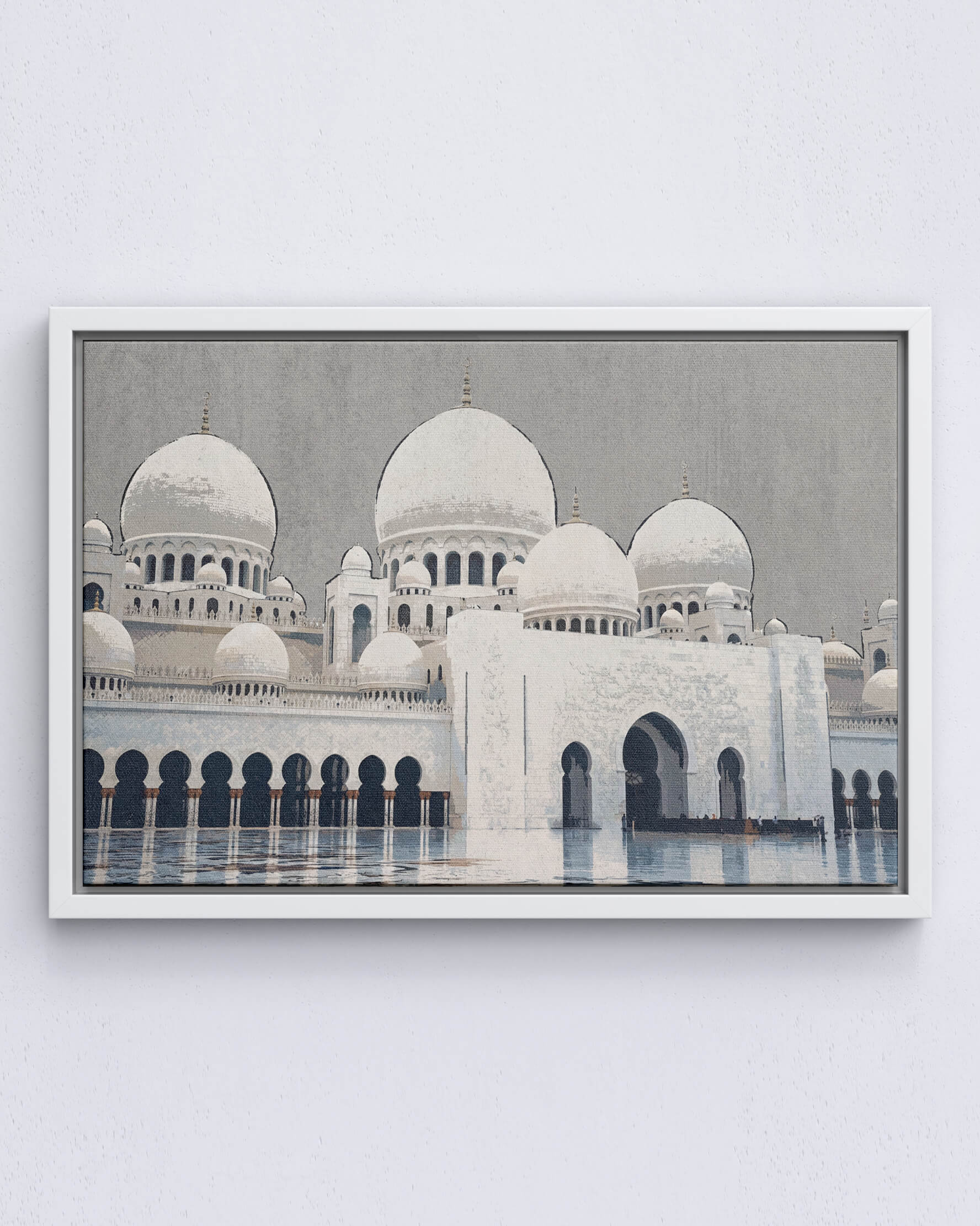 Abu Dhabi Sheikh Zayed Moschee – Weiße Kuppeln