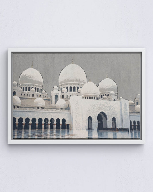 Abu Dhabi Sheikh Zayed Moschee – Weiße Kuppeln