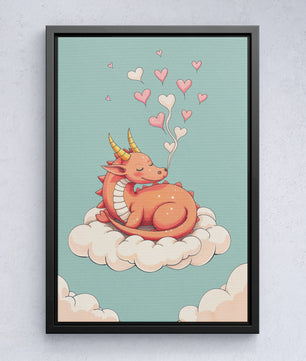 Lindo dragón soñador