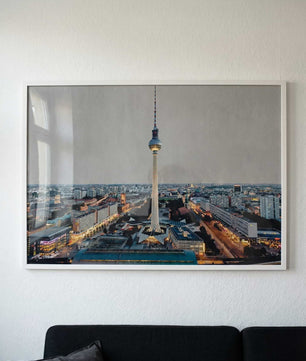 Berlin Poster Fernsehturm – modernes Stadt Wandbild
