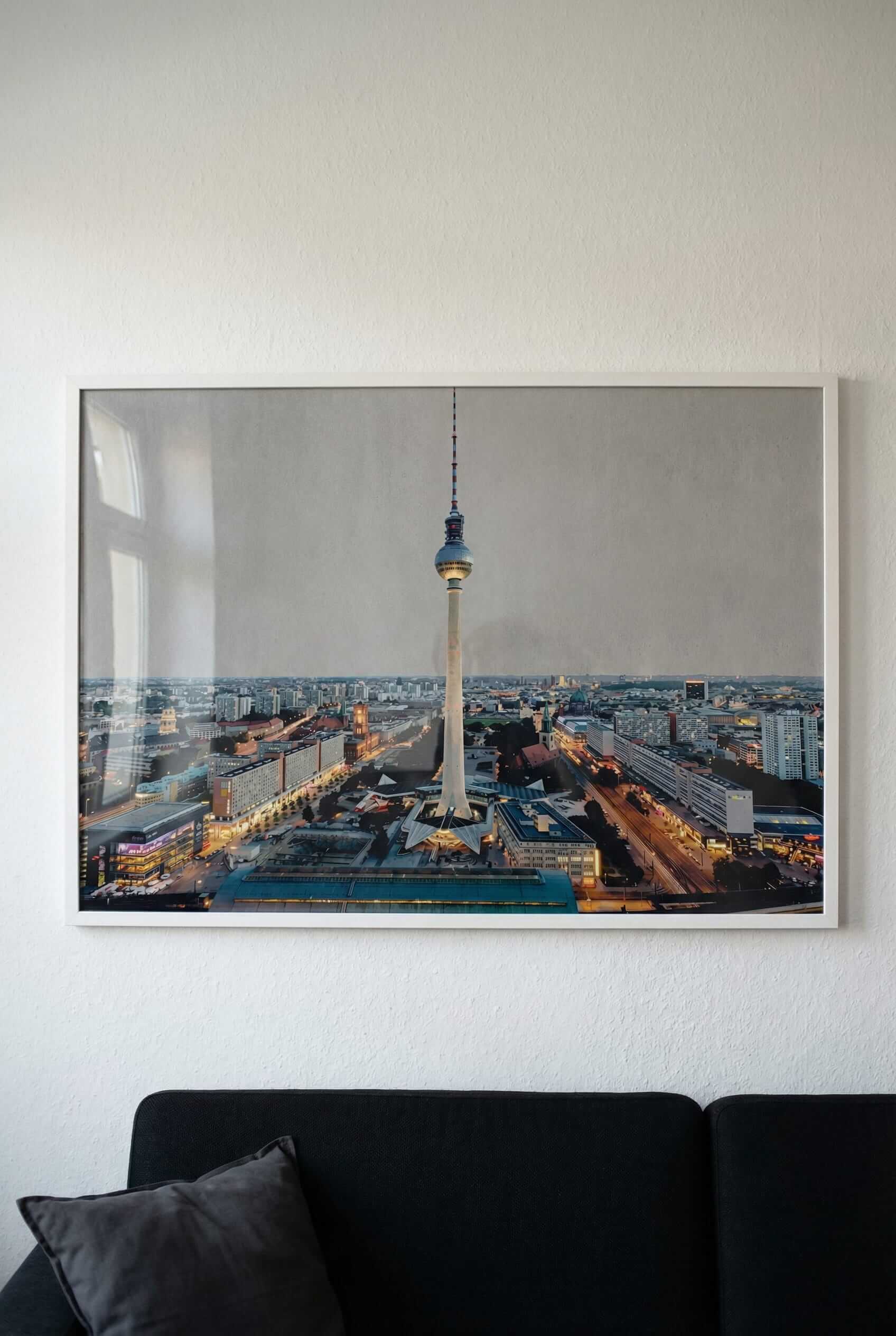 Berlin Poster Fernsehturm – modernes Stadt Wandbild