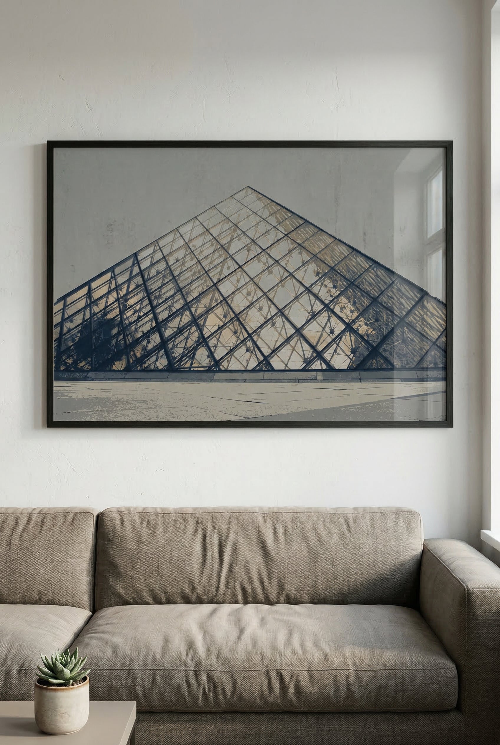 Paris Louvre Pyramide – Moderne Architektur
