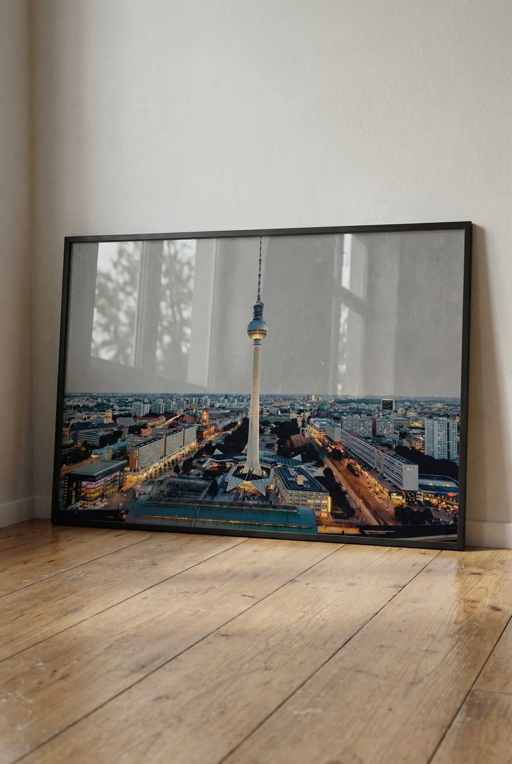 Berlin Poster Fernsehturm – modernes Stadt Wandbild