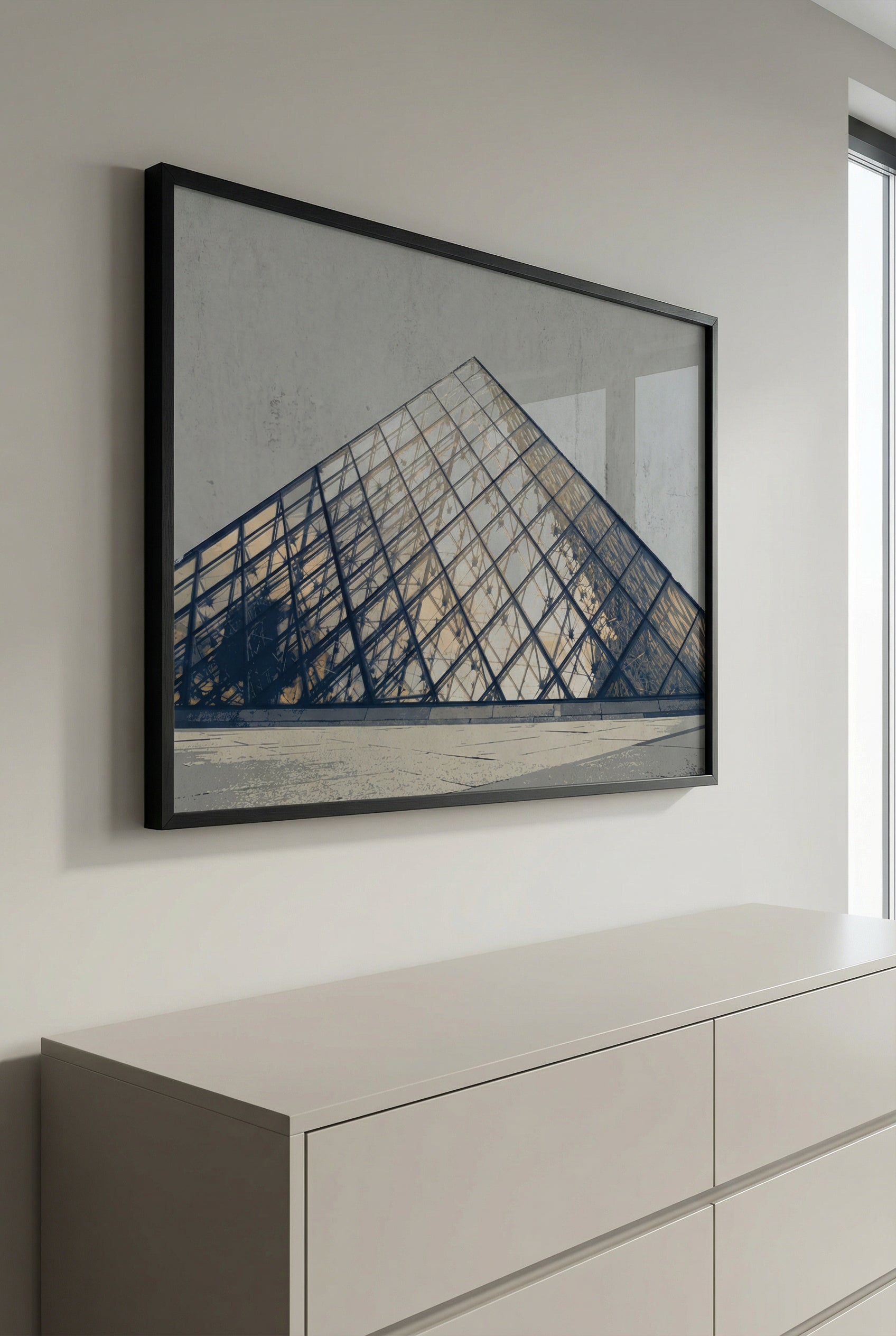 Paris Louvre Pyramide – Moderne Architektur