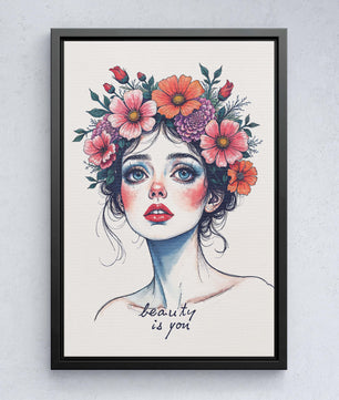 Woman Petal Muse