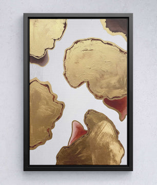 Golden Depth – Abstract Layers