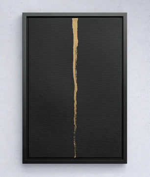 Obsidian Gold – Minimal Line Art