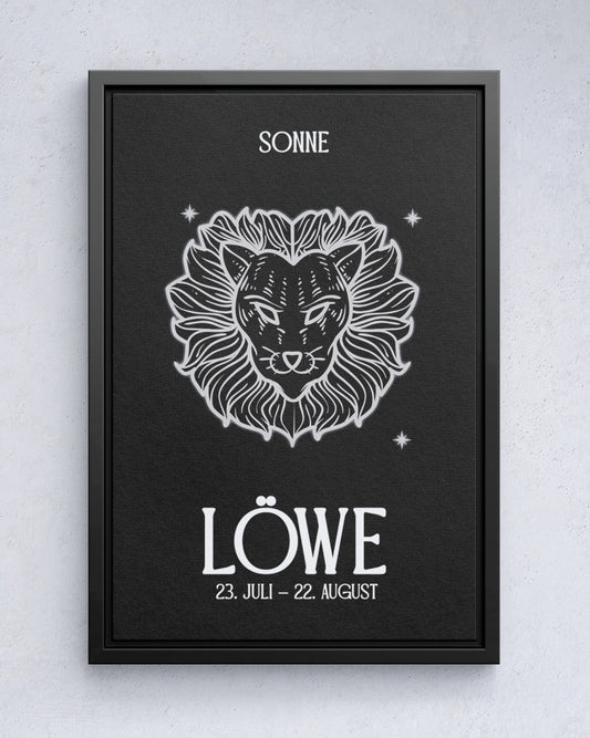 Löwe - black&white