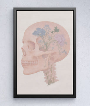Crâne floral