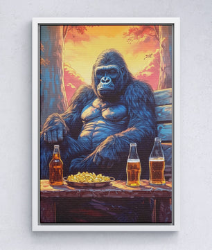 Gorilla&#39;s bierbreuk