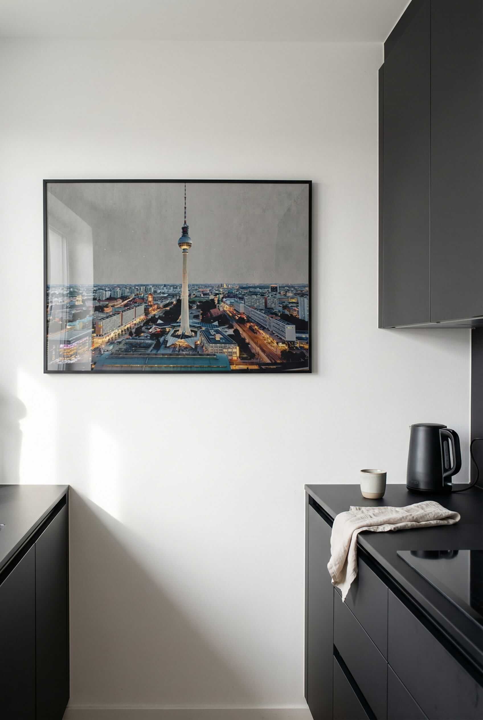 Berlin Poster Fernsehturm – modernes Stadt Wandbild
