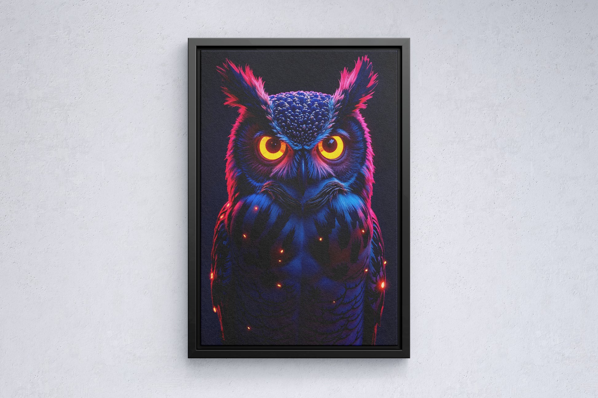 Neon Night Owl