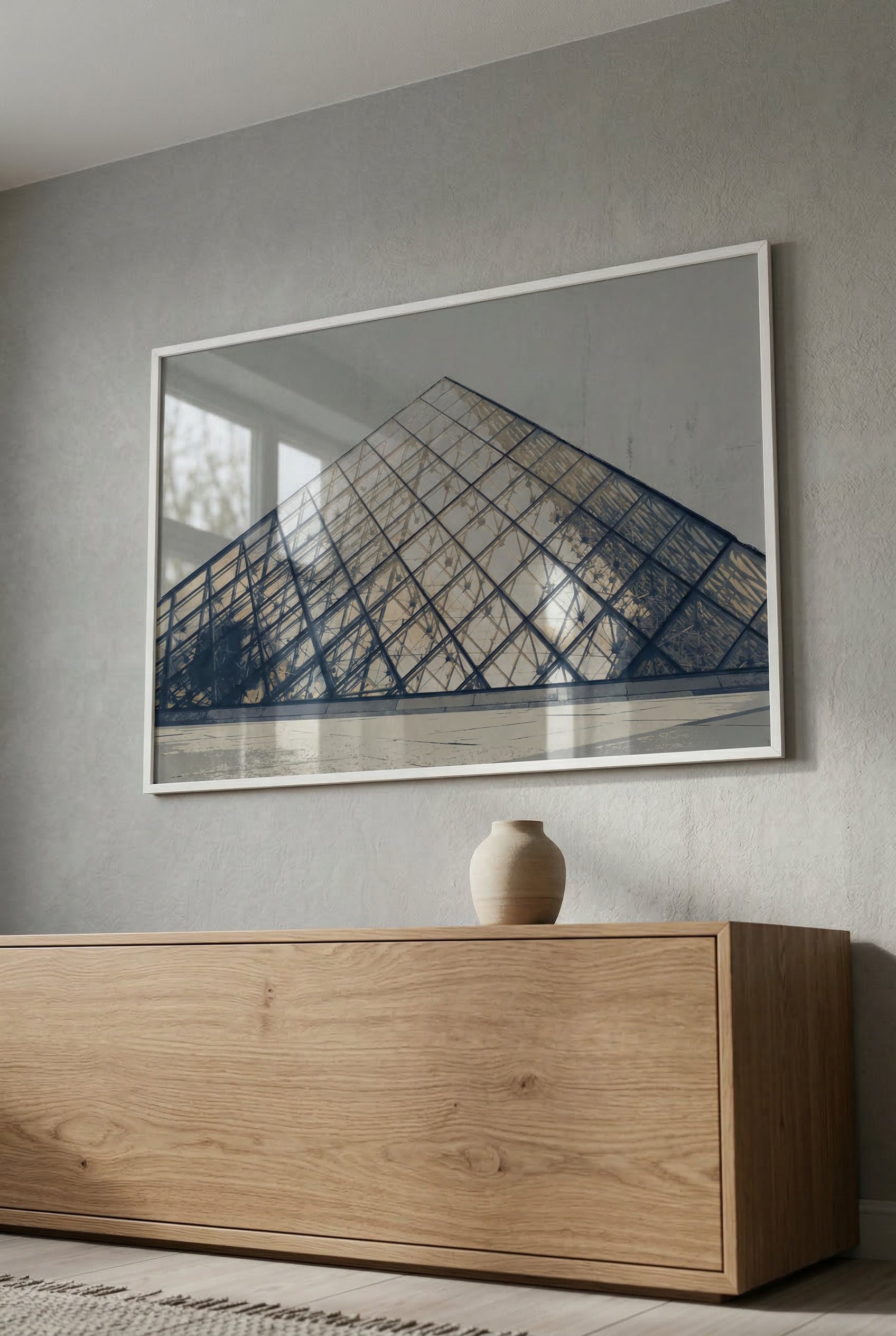 Paris Louvre Pyramide – Moderne Architektur