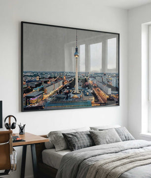 Berlin Poster Fernsehturm – modernes Stadt Wandbild