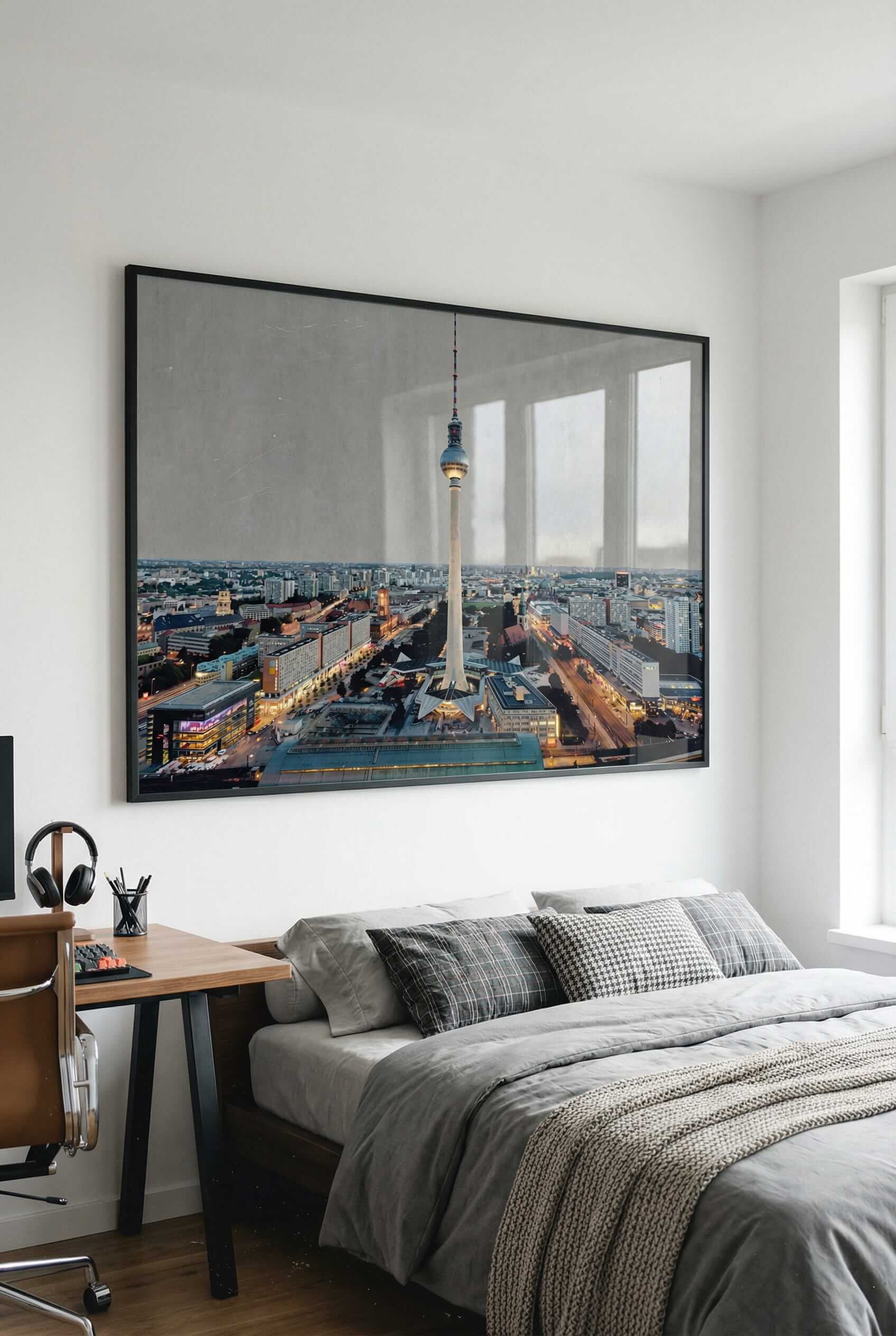 Berlin Poster Fernsehturm – modernes Stadt Wandbild