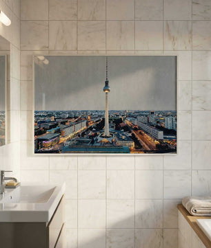 Berlin Poster Fernsehturm – modernes Stadt Wandbild