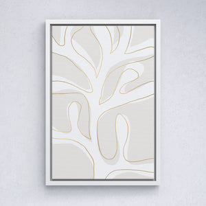 Abstract Twig White and Gold