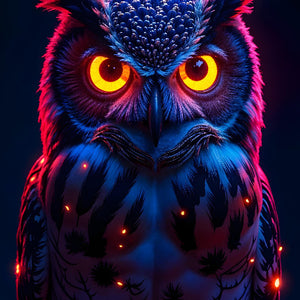 Neon Night Owl