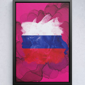 Flamme congelée de la Russie