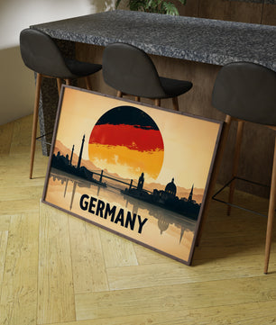 Coucher de soleil sur Germania