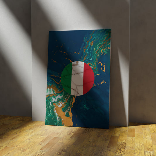 Italia emblema de mármol