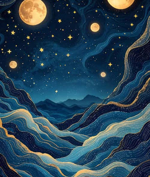A Symphony of Stars and Moons