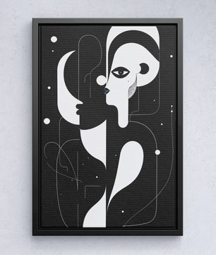 Symétrie éclairée au lune