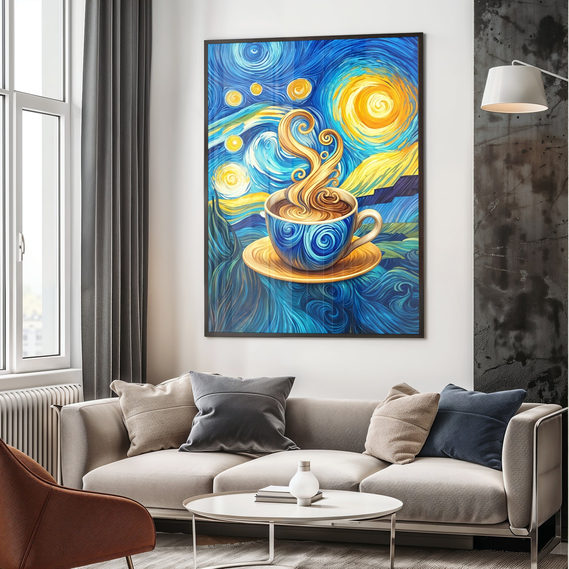 Starry Night Coffee Dream