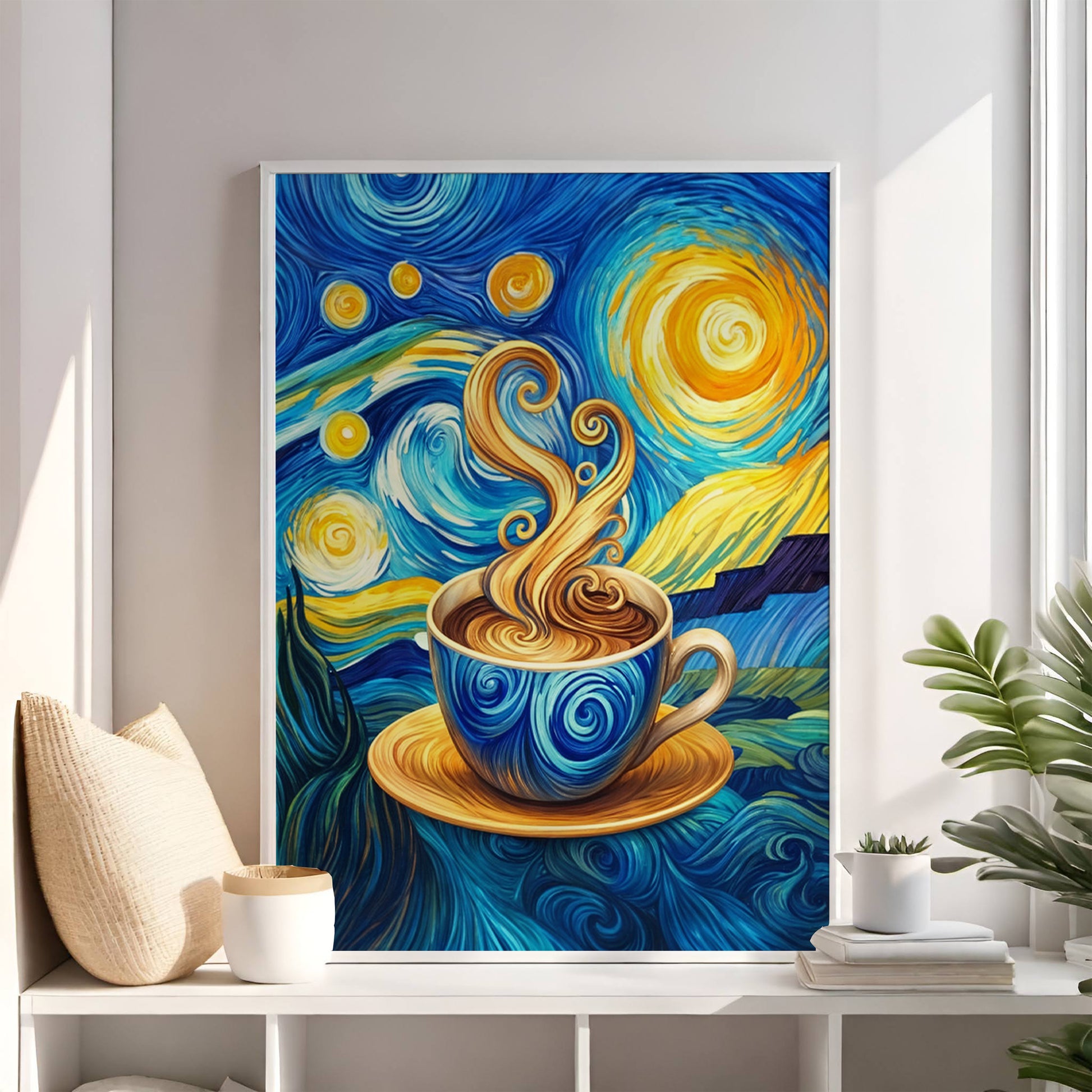 Starry Night Coffee Dream