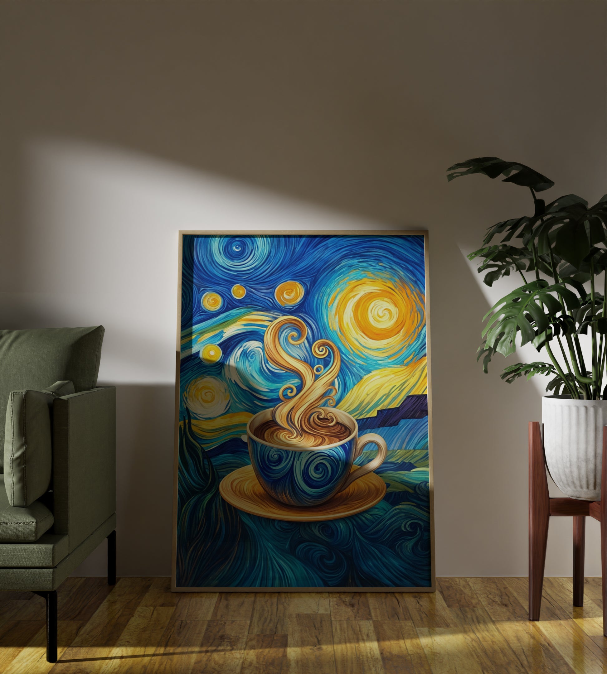 Starry Night Coffee Dream