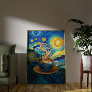 Starry Night Coffee Dream