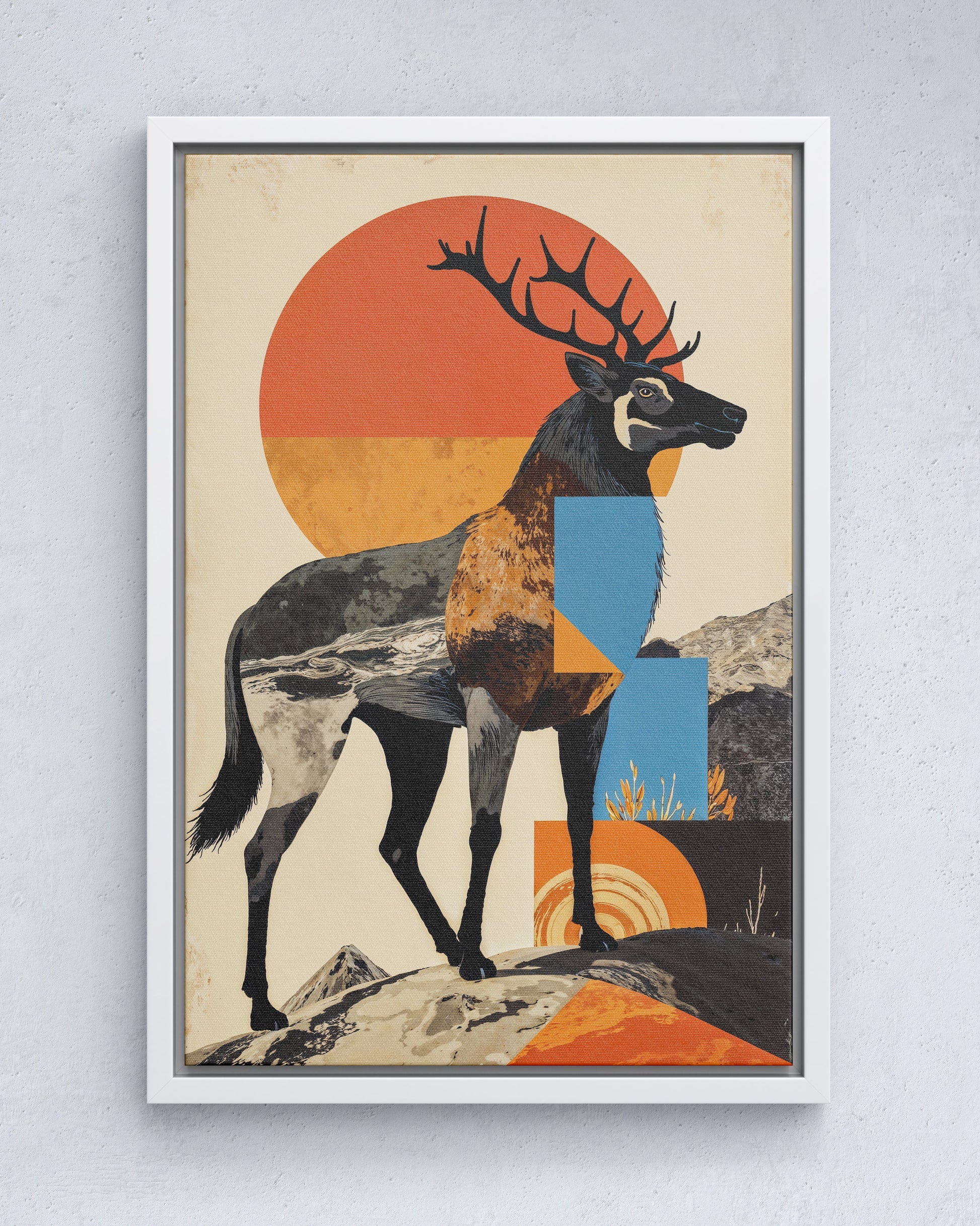 Abstracte hertgeest