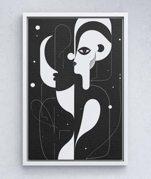 Symétrie éclairée au lune