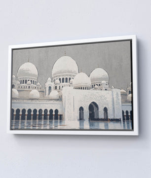 Abu Dhabi Sheikh Zayed Moschee – Weiße Kuppeln