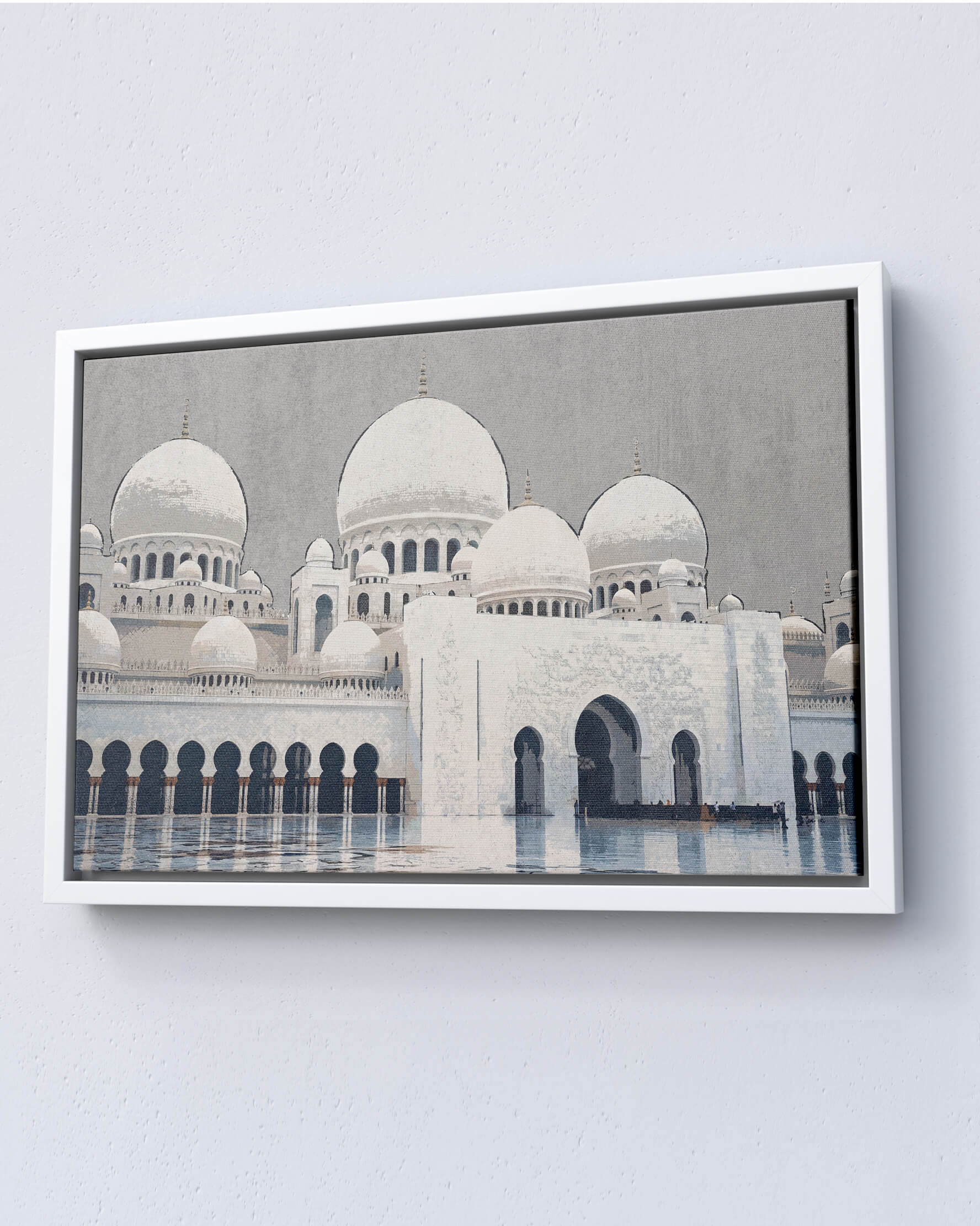 Abu Dhabi Sheikh Zayed Moschee – Weiße Kuppeln